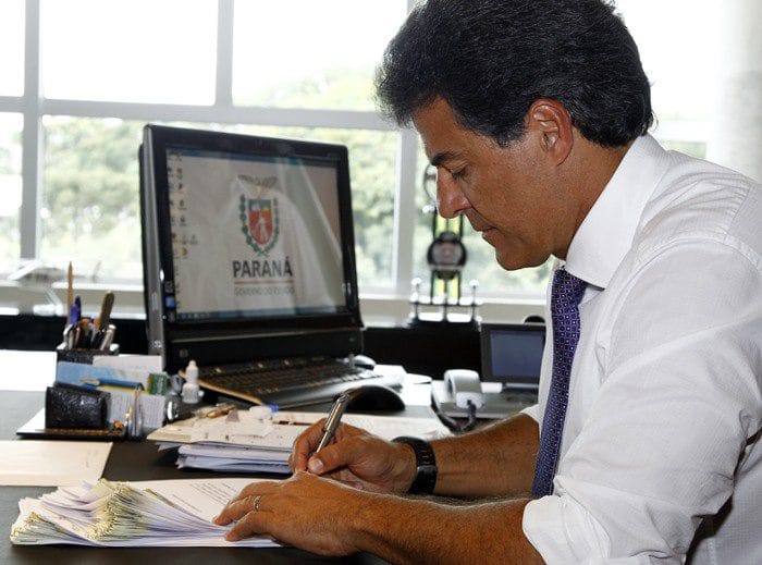 Governador Beto Richa. Foto: Orlando Kissner/ANPr